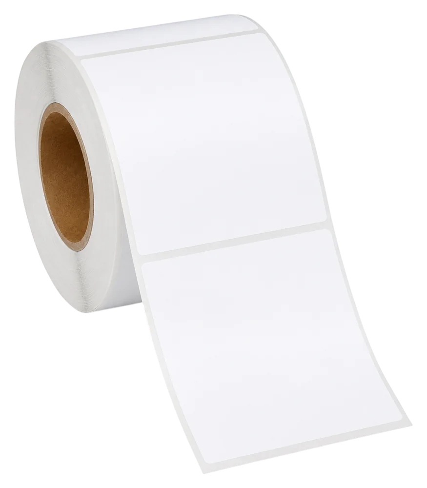 Roll of white 4x6 shipping labels